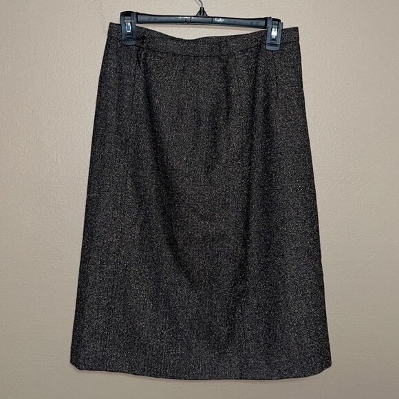 Women’s Pendleton Tweed Wool blend knee length skirt winter workwear teacher - Picture 3 of 7